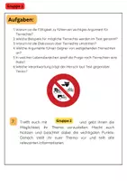 Vorschau - Arbeitsblätter - Tierethik Gruppenarbeit: Tierrechte, Tierversuche, Zirkus & Pelz - Seite 2