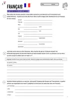 Vorschau - Arbeitsblätter - Französisch Arbeitsblätter Kalender & Monate (1. Lernjahr) - Deckblatt