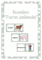 Vorschau - Spiele - FARM ANIMALS - Domino - Deckblatt