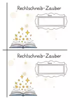 Vorschau - Arbeitsblätter - Rechtschreib-Zauber (Rechtschreibung) - Seite 1