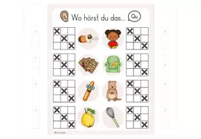 Vorschau - Stationenlernen - Buchstabeneinführung Qu - Klammerkarten - Seite 3