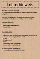 Vorschau - Mal- und Bastelvorlagen - Herz, Muttertag, Vatertag, Valentinstag, Kunstprojekt - Seite 1