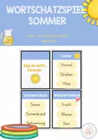 Vorschau - Arbeitsblätter - Materialpaket Sommer - Seite 1