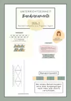 Vorschau - Poster - Bandornamente legen I Muster I geometrische Figuren - Deckblatt