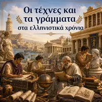 Προεπισκόπηση - Φύλλα εργασίας - Oι τέχνες και τα γράμματα στα ελληνιστικά χρόνια - Εξώφυλλο