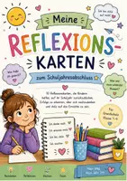Vorschau - Arbeitsblätter - 10 Reflexionskarten zum Schuljahresabschluss für die Grundschule - Deckblatt