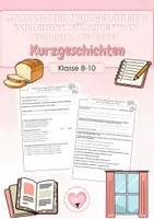 Vorschau - Arbeitsblätter - Kurzgeschichten - Deckblatt