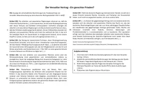 Vorschau - Arbeitsblätter - Arbeitsblatt + Quelle: Der Versailler Vertrag (Gruppenarbeit/Gruppenpuzzle) - Seite 3