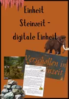 Vorschau - Stundenentwürfe - Altsteinzeit ganze Einheit - digital - Deckblatt