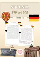 Vorschau - Arbeitsblätter - BRD und DDR - Deckblatt