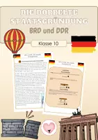Vorschau - Arbeitsblätter - BRD und DDR - Deckblatt