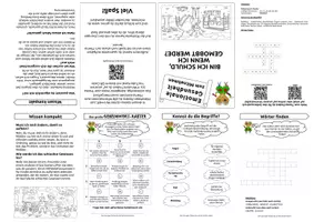 Vorschau - Mal- und Bastelvorlagen - Bin ich schuld, wenn ich gemobbt werde? - Mini-Falt-Buch - Deckblatt