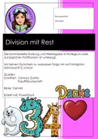 Vorschau - Arbeitsblätter - Materialpaket Division mit Rest - Seite 2