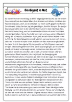 Vorschau - Arbeitsblätter - Leseverstehen Klasse 5/6 - Seite 1