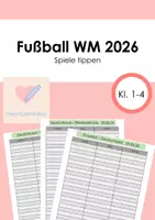 Vorschau - Arbeitsblätter - Tippen Deutschland WM 2026 - Deckblatt