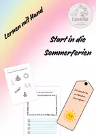Vorschau - Arbeitsblätter - Start in die Sommerferien - Deckblatt