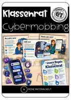 Vorschau - Poster - Cybermobbing Klassenrat für Klasse 6/7 – Unterrichtsmaterial mit PPT - Deckblatt