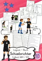Vorschau - Arbeitsblätter - Logical - Heft: Schiedsrichter 3 fach differenziert zur Fußball - WM / EM - Deckblatt