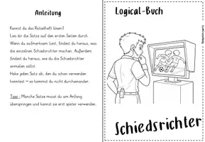 Vorschau - Arbeitsblätter - Logical - Heft: Schiedsrichter 3 fach differenziert zur Fußball - WM / EM - Seite 1