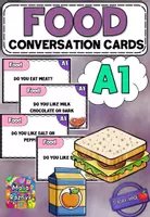 Vorschau - Stationenlernen - A1 FOOD Conversation Cards - Deckblatt