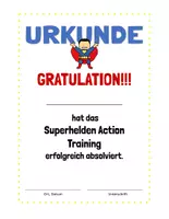 Vorschau - Arbeitsblätter - Superhelden Action Training - Seite 2