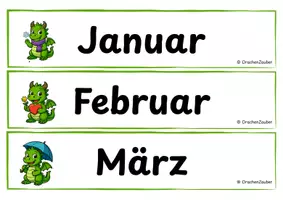 Vorschau - Anderer Materialtyp - Tafelkalender - Drachenklasse - Seite 1