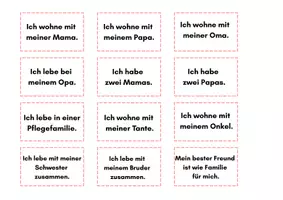 Vorschau - Stundenentwürfe - Wer gehört zu meiner Familie? – Lesespiel für die Grundschule (inklusiv) - Seite 3