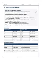 Vorschau - Unterrichtsreihen - Plusquamperfekt üben Klasse 5/6 – Verben konjugieren Arbeitsblätter + Lösungen | Zeitformen Deutsch (Teil 4/6) - Seite 2