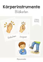 Vorschau - Arbeitsblätter - Körperinstrumente - Materialpaket - Seite 1