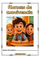 Vista previa - Hojas de trabajo - Cuadernillo Normas de convivencia - página 1