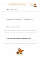 Vorschau - Arbeitsblätter - Sätze zum Mitnehmen - Interaktive Übung für deine Schüler - Seite 3