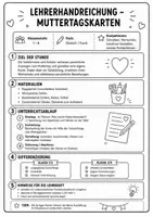 Vorschau - Mal- und Bastelvorlagen - Muttertagskarte – Muttertagsgeschenk | Klasse 1–4 - Seite 2