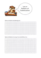 Vorschau - Arbeitsblätter - Rechtecke und Quadrate - Otter Designe - Seite 3