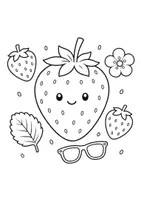 Vorschau - Mal- und Bastelvorlagen - Ausmalbilder Sommer Früchte kostenlos | Vorschule & Grundschule 1-4 Klasse | Feinmotorik & Konzentrationsübungen - Seite 2
