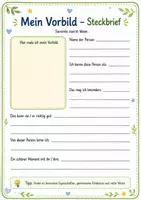 Vorschau - Arbeitsblätter - Vatertag: Schreiben über Vorbilder – sensibles Schreibpaket mit Satzstartern & Schmuckseiten | Klasse 2–5 - Seite 2