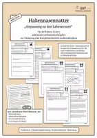 Vorschau - Arbeitsblätter - Hakennasennatter-Arbeitsblätter | Anpassung | AFB I–III | Kl. 5/6 - Deckblatt