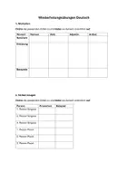 Vorschau - Arbeitsblätter - Arbeitsblatt Wiederholung Rechtschreibstrategien - Seite 1
