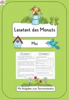 Vorschau - Arbeitsblätter - Lesetext des Monats - Mai - Deckblatt