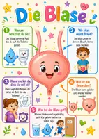 Vorschau - Poster - Lernkarte – Organe des Körpers – Sachunterricht – Der menschliche Körper 3. Klasse - Seite 3