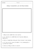 Vista previa - Hojas de trabajo - DIBUJA SIGUIENDO LAS INSTRUCCIONES - página 2