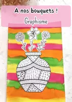 Aperçu - Matériel pour travaux manuels / dessin - Le bouquet de fleurs - Page de couverture