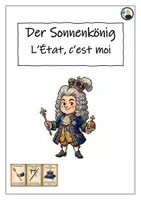 Vorschau - Arbeitsblätter - Der Sonnenkönig - L'État, c'est moi - Deckblatt