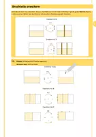 Vorschau - Unterrichtsreihen - Wochenplan Bruchrechnung (2): Brüche erweitern und kürzen - Deckblatt