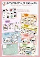 Vista previa - Tarjetas / Manipulativos - DESCRIPCIÓN DE ANIMALES - Portada
