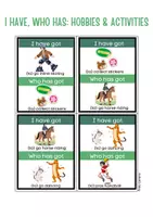 Vorschau - Bildkarten - I HAVE GOT, WHO HAS GOT HOBBIES & ACTIVITIES - Seite 3