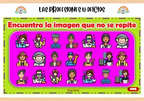 Vista previa - Juegos / Gamificación - Juego de Atencion: Profesiones y Oficios - página 3