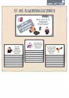 Vorschau - Arbeitsblätter - Materialpaket - Rund ums Bewerbungsgespräch - Seite 1