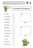 Vorschau - Arbeitsblätter - Rr Lesespaziergang - Seite 2