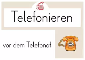 Vorschau - Poster - Telefonieren - Tafelmaterial, Rollenkarten (Klasse 2) - Seite 2