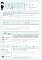 Vorschau - Arbeitsblätter - Harry P. project work - Projektarbeit - Deckblatt